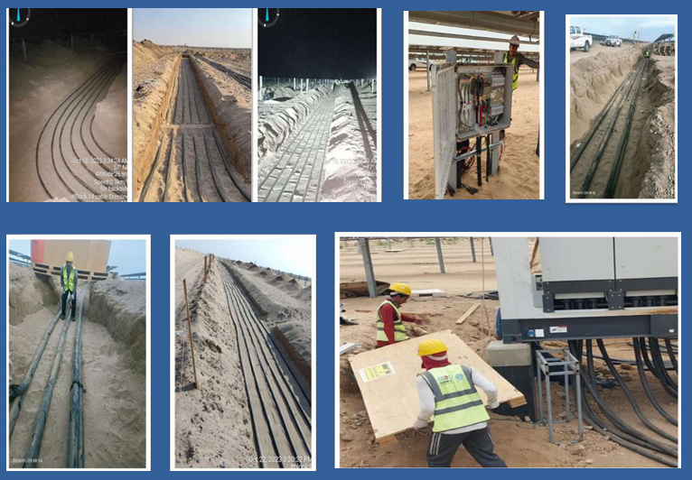 Underground DC/AC Cable Laying & Electrical Infrastructure