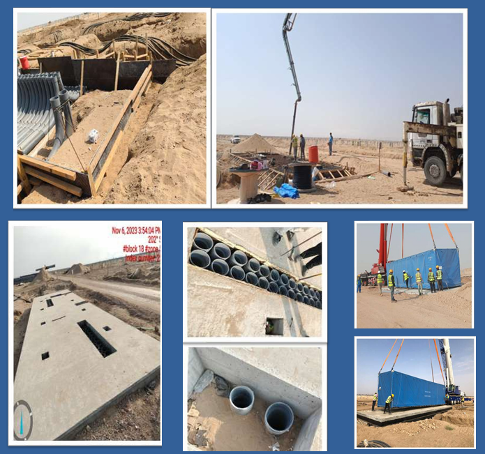 Electrical Foundations, Duct Bank & Equipment Installation